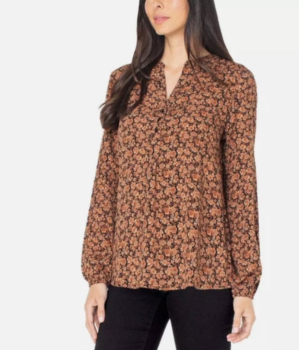 Well Worn Ladies' Split Neck Blouse